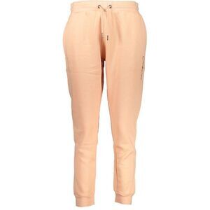 Cavalli Class Joggers Drawstring Logo Detail Men Pink Bottoms